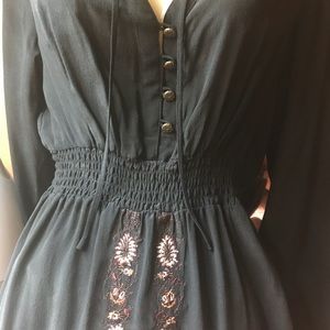 Sanctuary long sleeve blousy dress